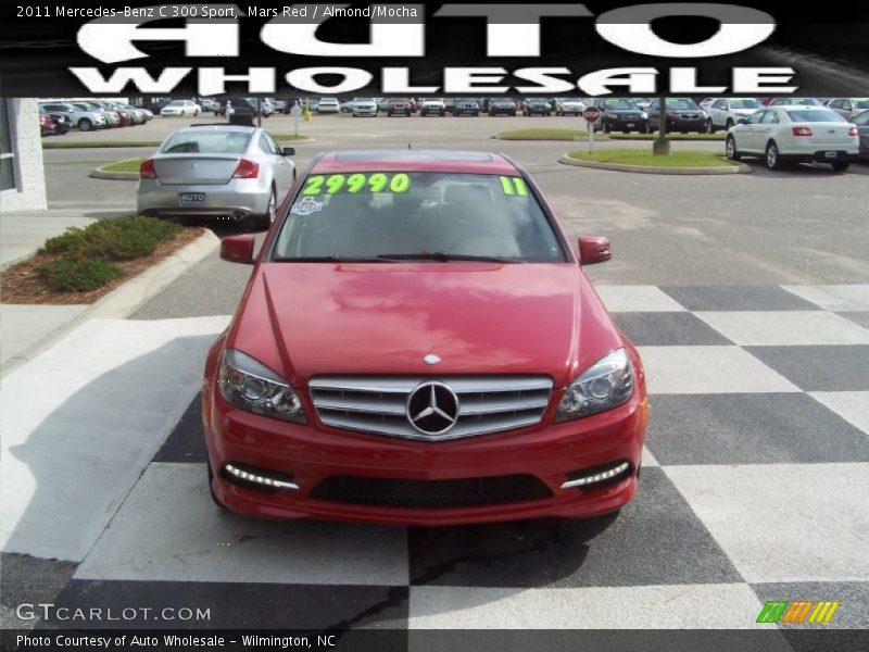 Mars Red / Almond/Mocha 2011 Mercedes-Benz C 300 Sport
