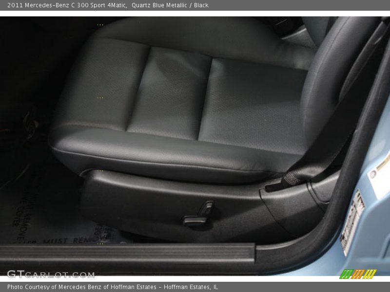 Quartz Blue Metallic / Black 2011 Mercedes-Benz C 300 Sport 4Matic
