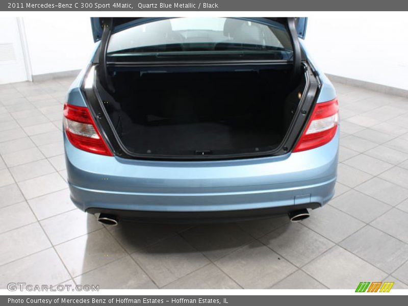 Quartz Blue Metallic / Black 2011 Mercedes-Benz C 300 Sport 4Matic