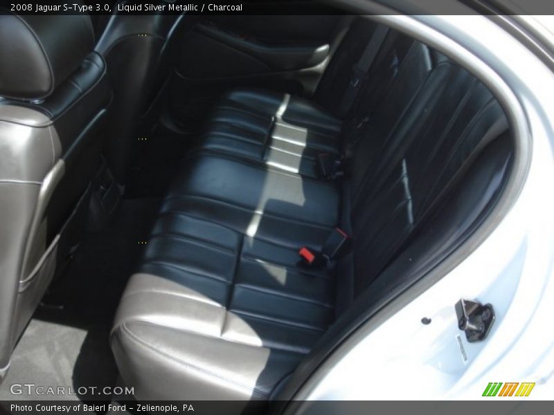 Liquid Silver Metallic / Charcoal 2008 Jaguar S-Type 3.0