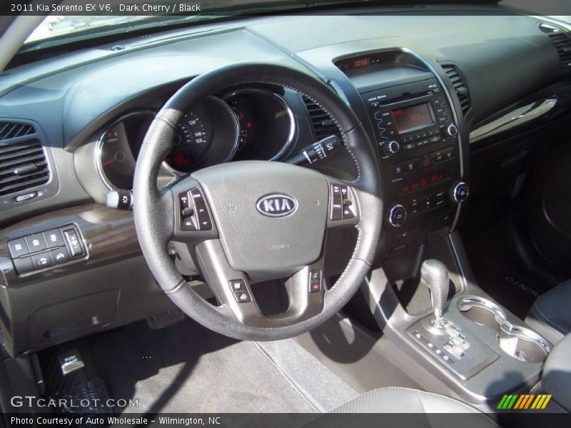 Dark Cherry / Black 2011 Kia Sorento EX V6