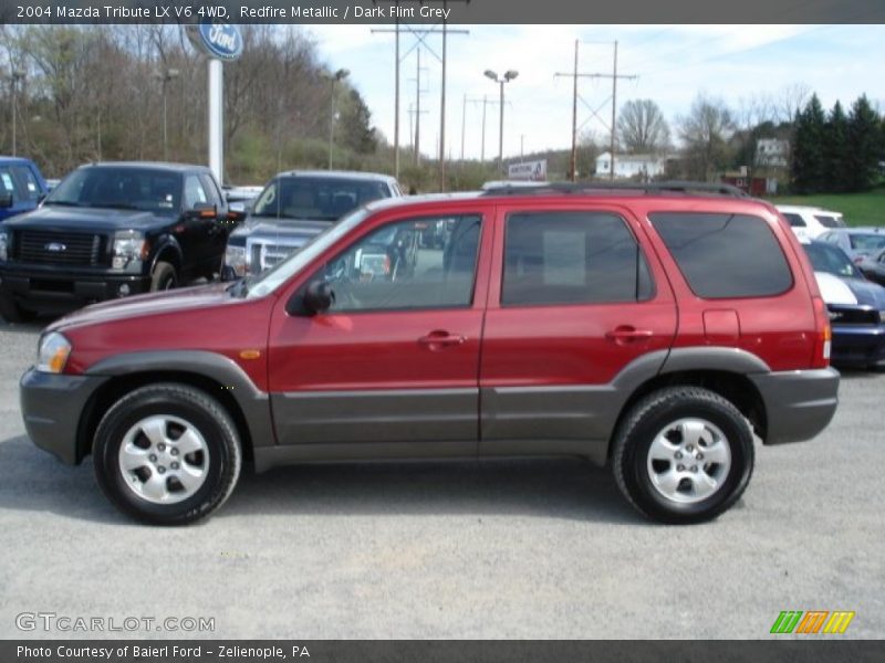 Redfire Metallic / Dark Flint Grey 2004 Mazda Tribute LX V6 4WD