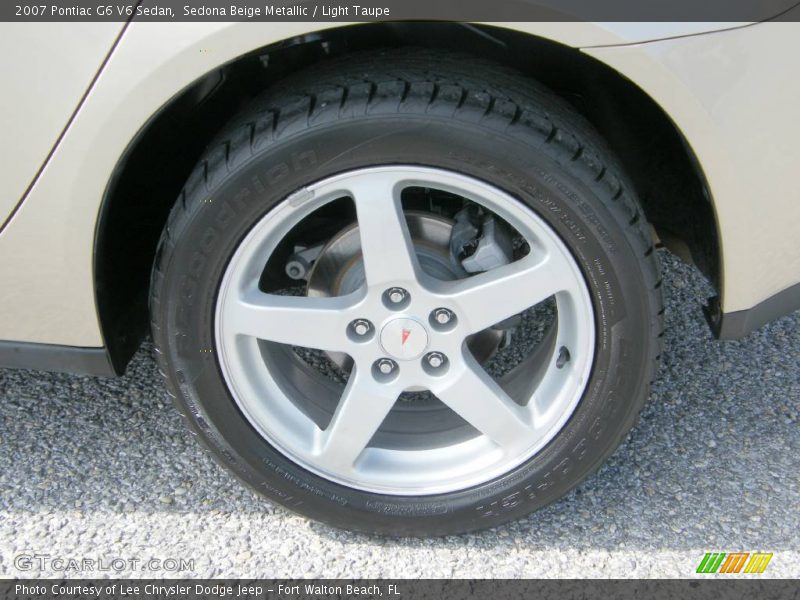 Sedona Beige Metallic / Light Taupe 2007 Pontiac G6 V6 Sedan