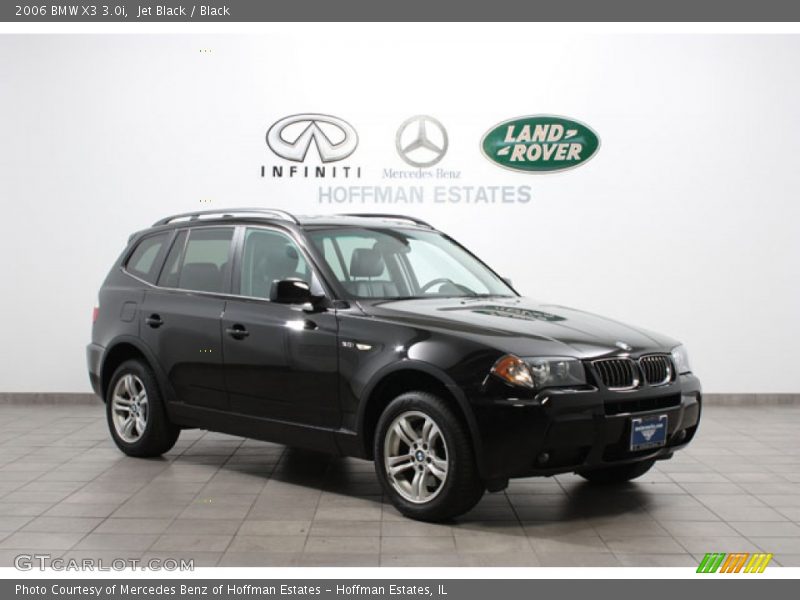 Jet Black / Black 2006 BMW X3 3.0i