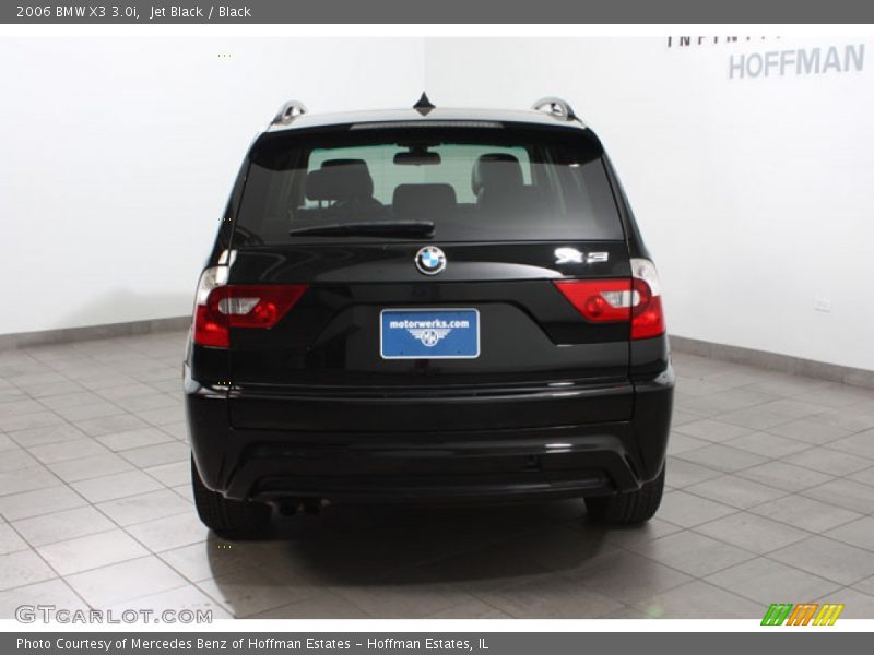 Jet Black / Black 2006 BMW X3 3.0i