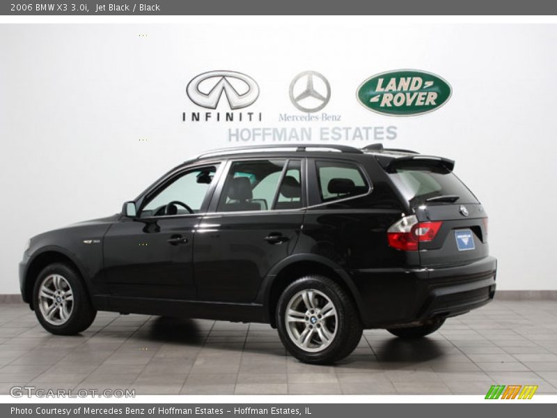 Jet Black / Black 2006 BMW X3 3.0i