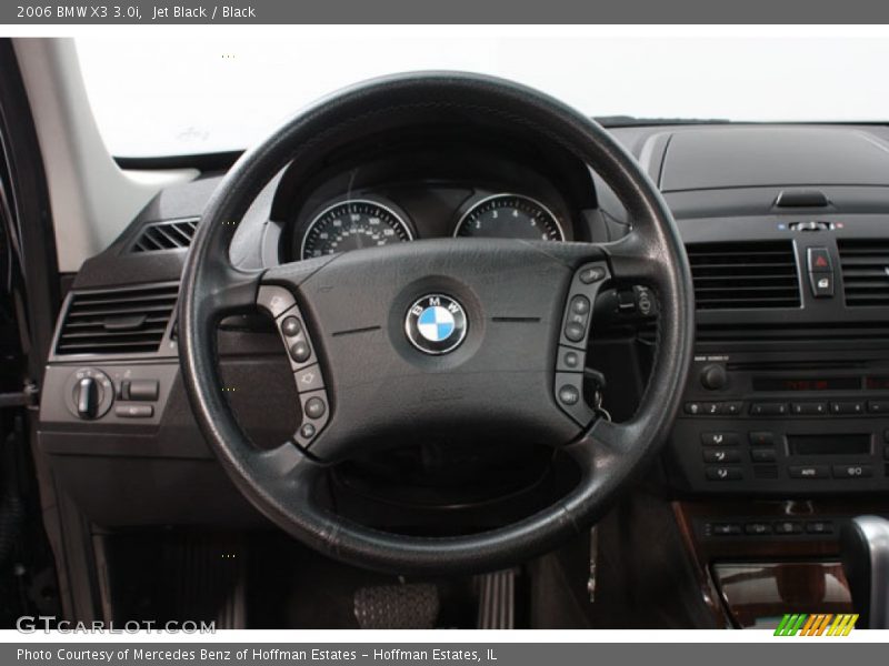 Jet Black / Black 2006 BMW X3 3.0i
