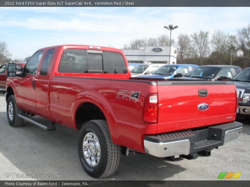  2012 F350 Super Duty XLT SuperCab 4x4 Vermillion Red