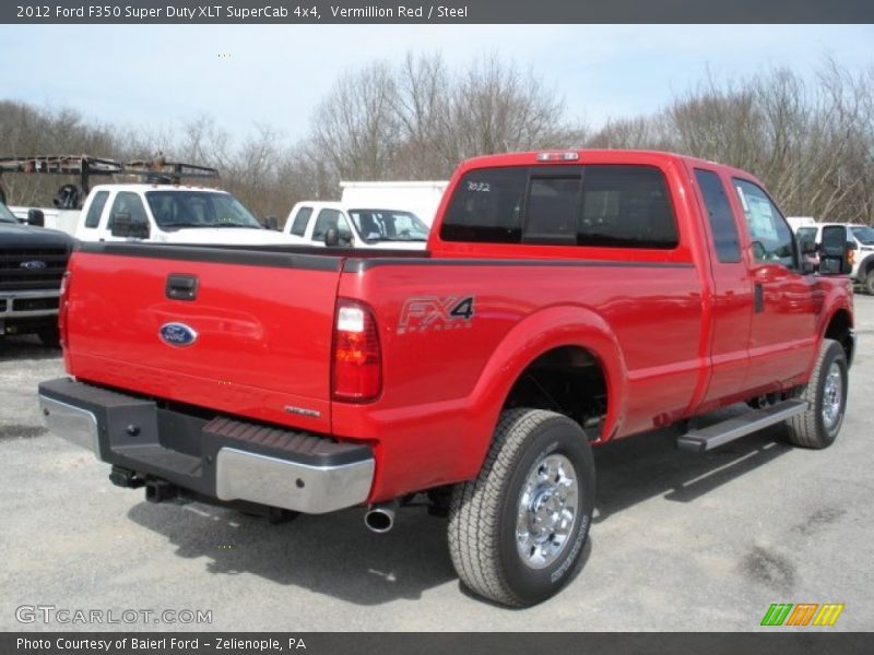  2012 F350 Super Duty XLT SuperCab 4x4 Vermillion Red