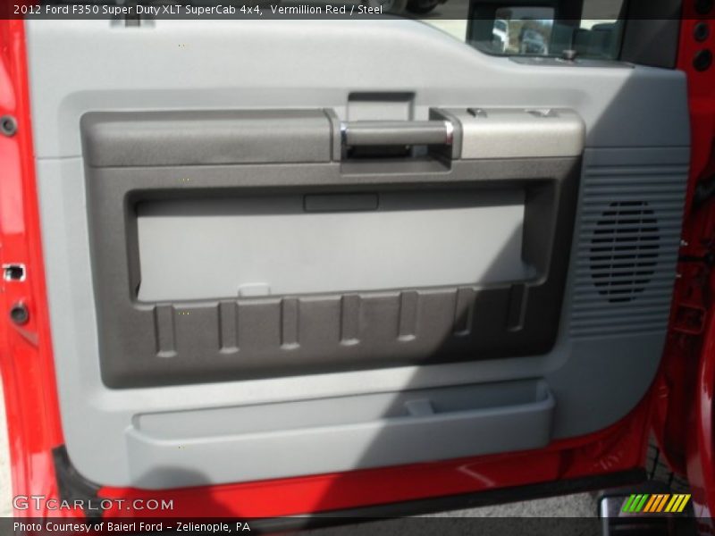 Vermillion Red / Steel 2012 Ford F350 Super Duty XLT SuperCab 4x4