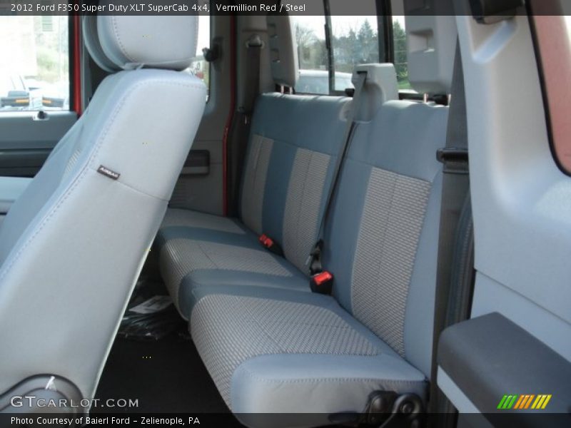 Rear Seat of 2012 F350 Super Duty XLT SuperCab 4x4
