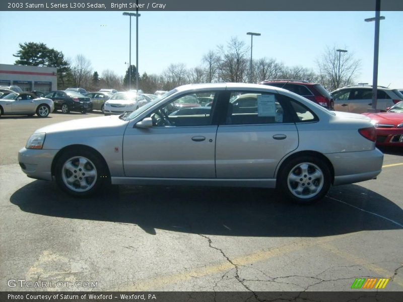 Bright Silver / Gray 2003 Saturn L Series L300 Sedan