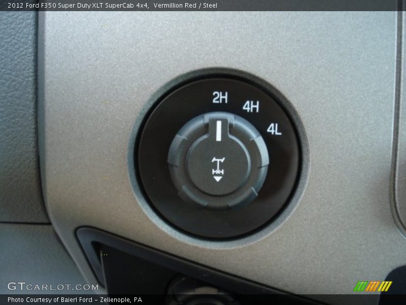 Vermillion Red / Steel 2012 Ford F350 Super Duty XLT SuperCab 4x4
