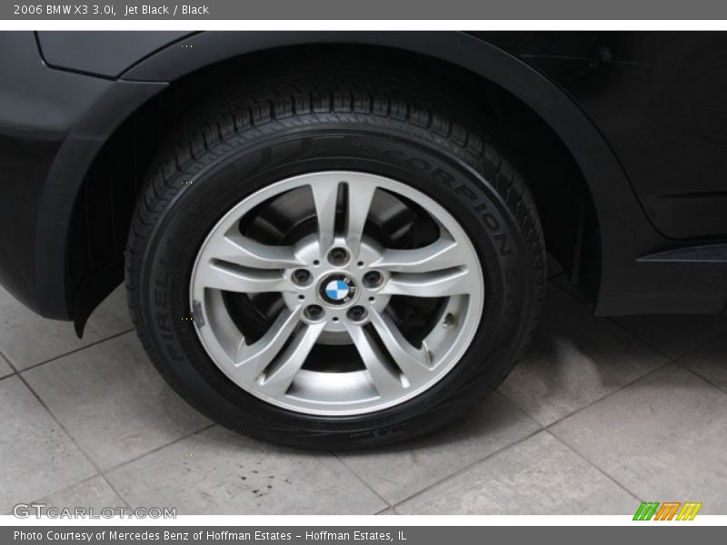 Jet Black / Black 2006 BMW X3 3.0i