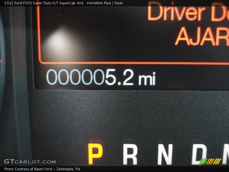 Vermillion Red / Steel 2012 Ford F350 Super Duty XLT SuperCab 4x4