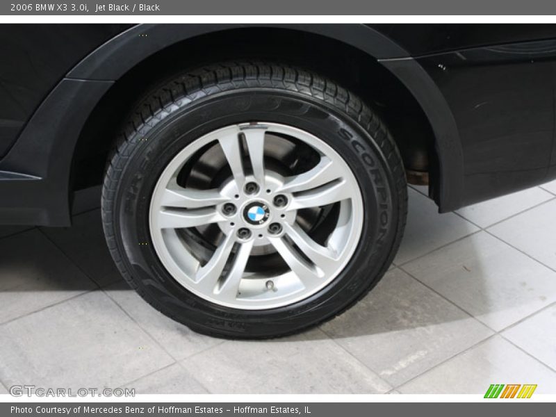 Jet Black / Black 2006 BMW X3 3.0i