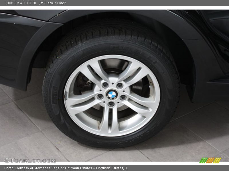 Jet Black / Black 2006 BMW X3 3.0i