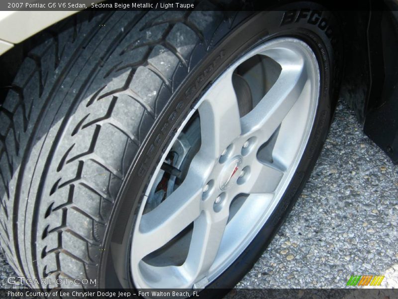 Sedona Beige Metallic / Light Taupe 2007 Pontiac G6 V6 Sedan