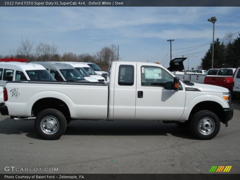 Oxford White / Steel 2012 Ford F350 Super Duty XL SuperCab 4x4