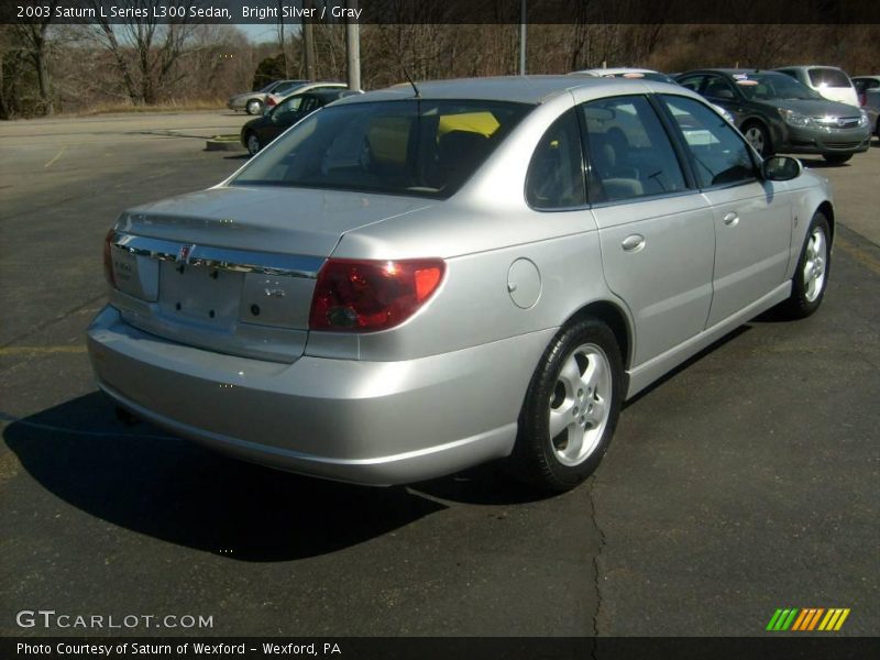 Bright Silver / Gray 2003 Saturn L Series L300 Sedan