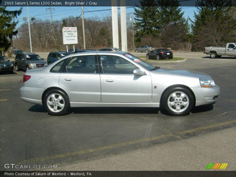 Bright Silver / Gray 2003 Saturn L Series L300 Sedan