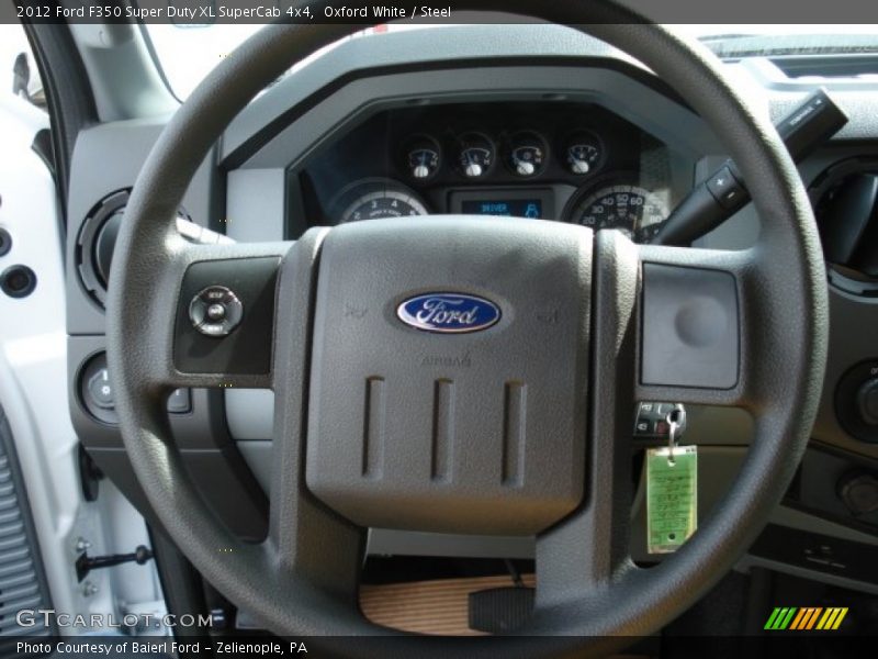  2012 F350 Super Duty XL SuperCab 4x4 Steering Wheel