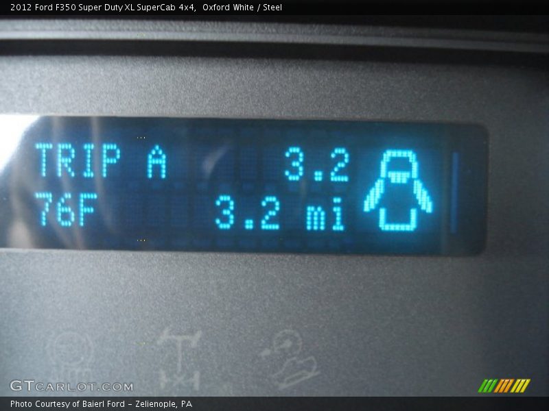 Oxford White / Steel 2012 Ford F350 Super Duty XL SuperCab 4x4