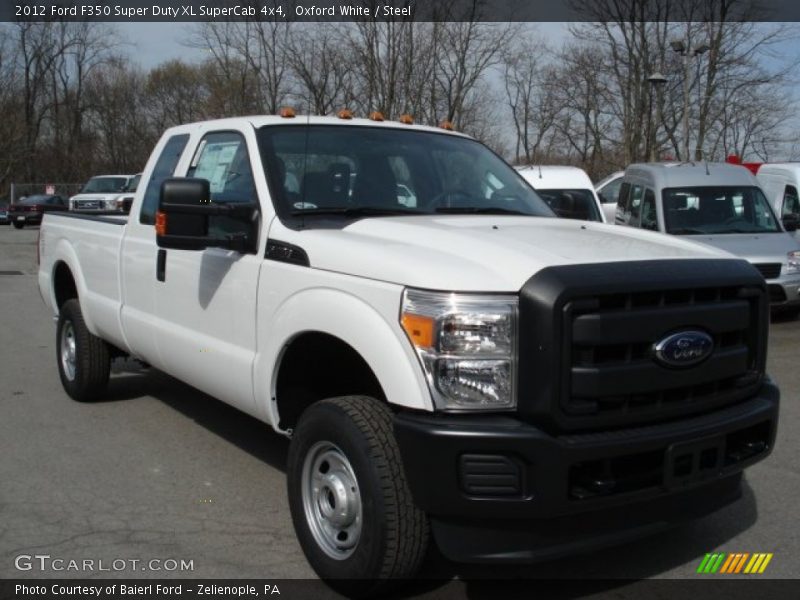 Oxford White / Steel 2012 Ford F350 Super Duty XL SuperCab 4x4