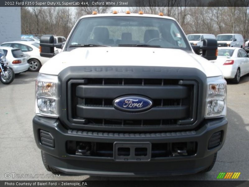 Oxford White / Steel 2012 Ford F350 Super Duty XL SuperCab 4x4