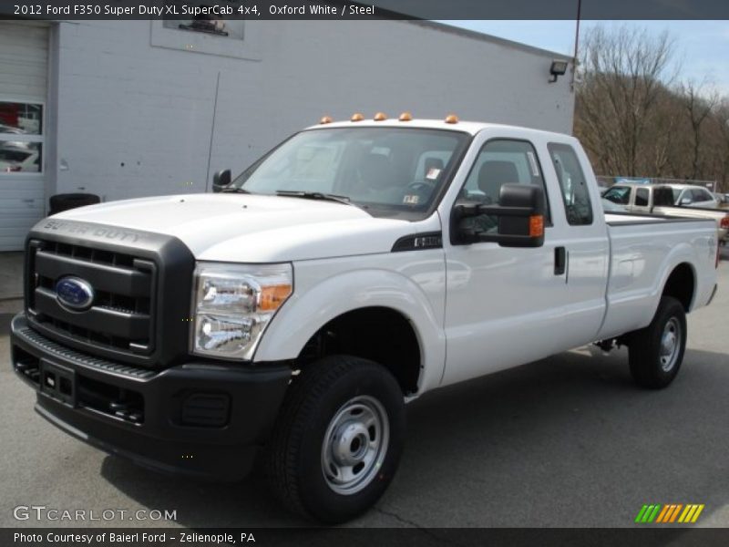 Oxford White / Steel 2012 Ford F350 Super Duty XL SuperCab 4x4