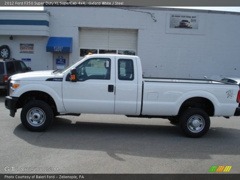Oxford White / Steel 2012 Ford F350 Super Duty XL SuperCab 4x4