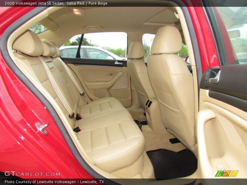 Salsa Red / Pure Beige 2008 Volkswagen Jetta SE Sedan