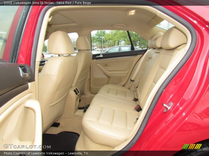 Salsa Red / Pure Beige 2008 Volkswagen Jetta SE Sedan