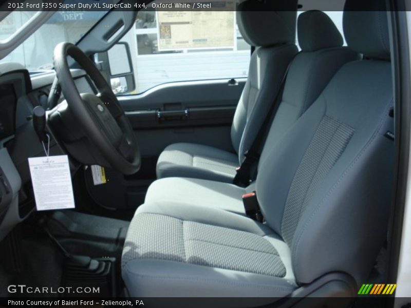 Oxford White / Steel 2012 Ford F350 Super Duty XL SuperCab 4x4
