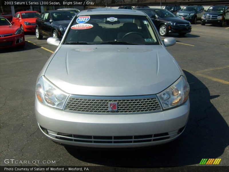 Bright Silver / Gray 2003 Saturn L Series L300 Sedan