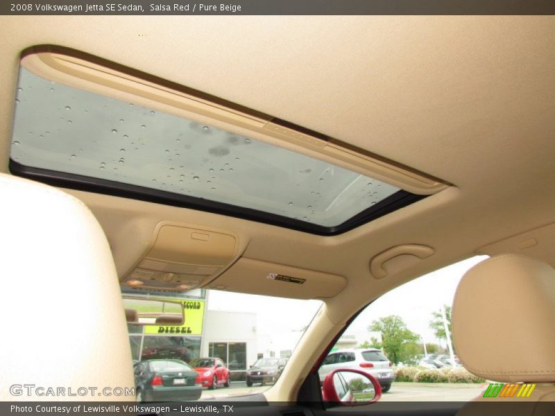 Salsa Red / Pure Beige 2008 Volkswagen Jetta SE Sedan