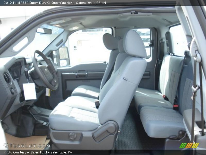 Oxford White / Steel 2012 Ford F350 Super Duty XL SuperCab 4x4
