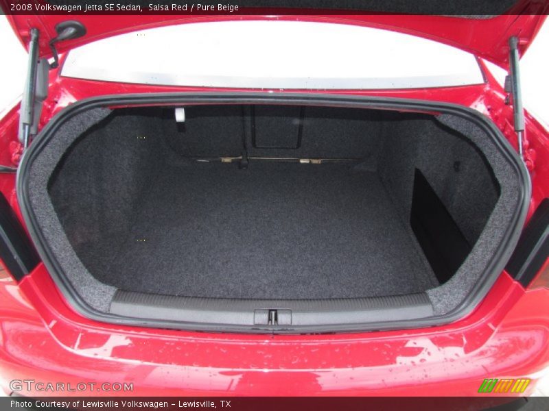 Salsa Red / Pure Beige 2008 Volkswagen Jetta SE Sedan