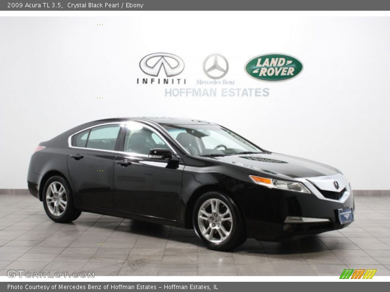 Crystal Black Pearl / Ebony 2009 Acura TL 3.5