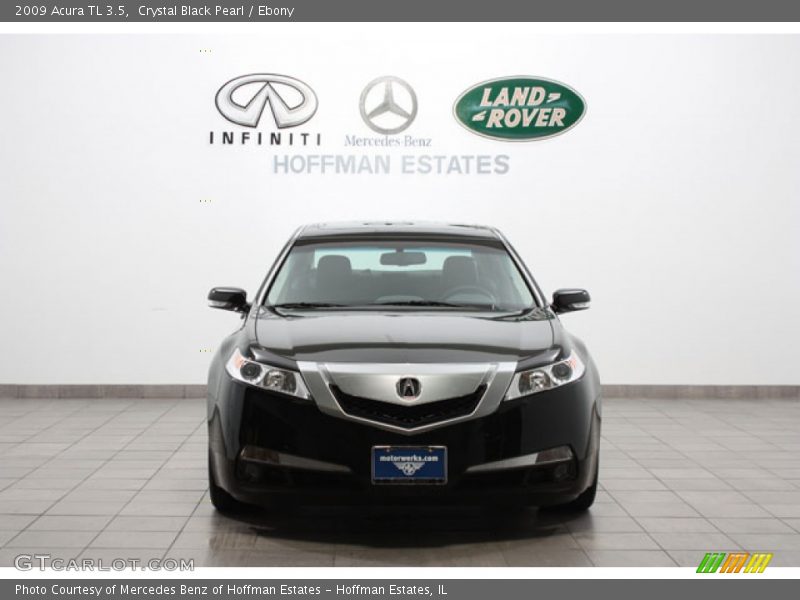 Crystal Black Pearl / Ebony 2009 Acura TL 3.5