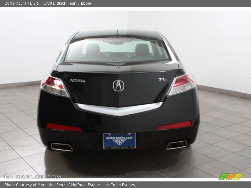 Crystal Black Pearl / Ebony 2009 Acura TL 3.5