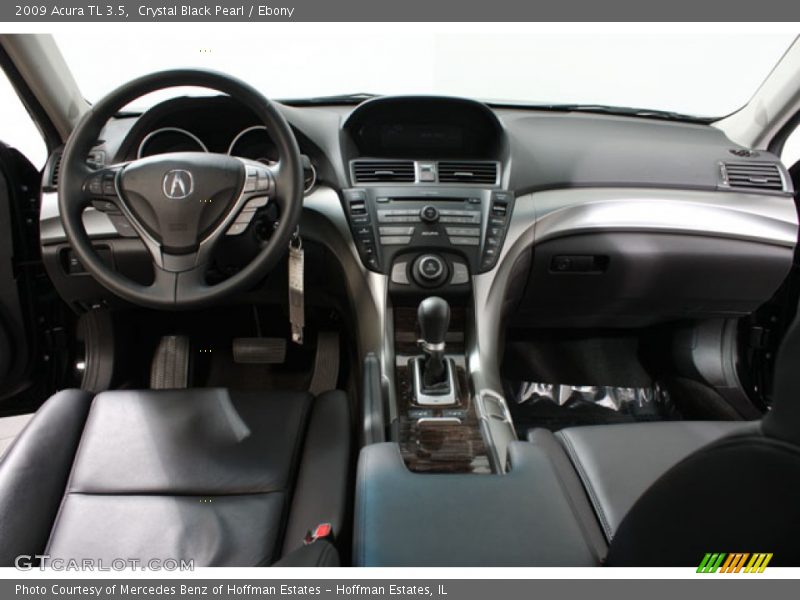 Crystal Black Pearl / Ebony 2009 Acura TL 3.5