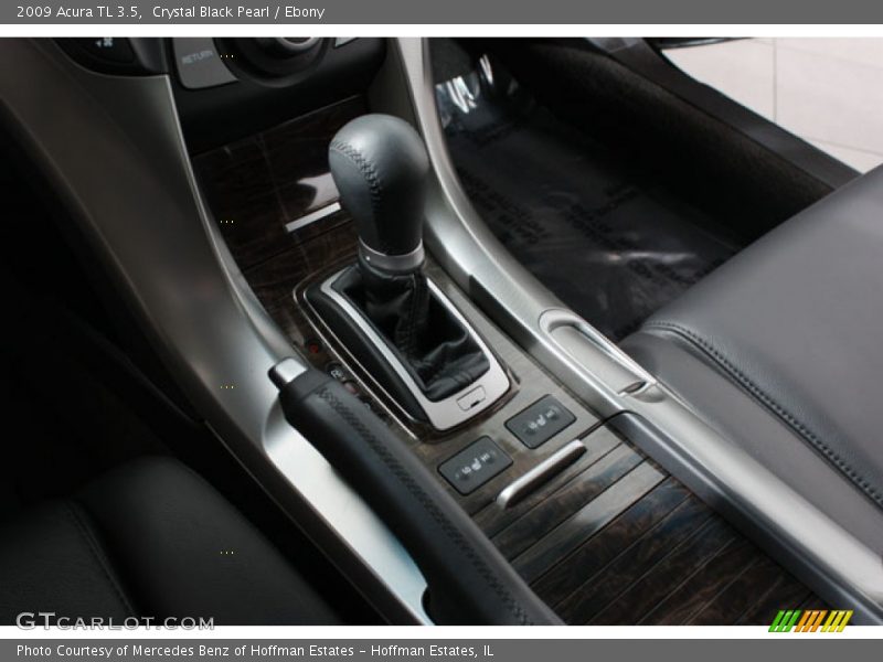 Crystal Black Pearl / Ebony 2009 Acura TL 3.5