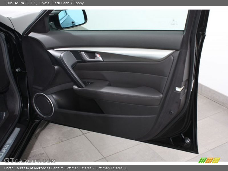 Crystal Black Pearl / Ebony 2009 Acura TL 3.5