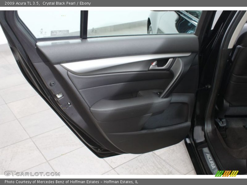 Crystal Black Pearl / Ebony 2009 Acura TL 3.5