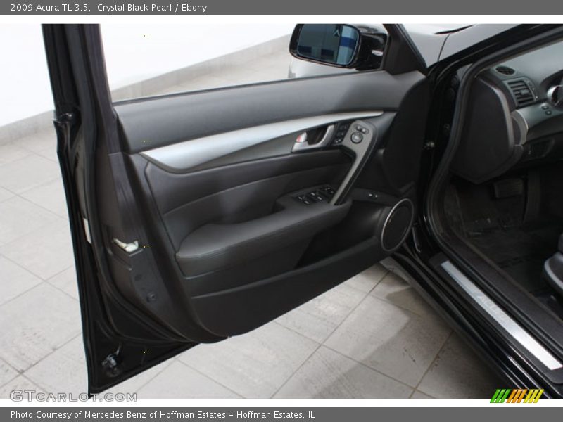 Crystal Black Pearl / Ebony 2009 Acura TL 3.5