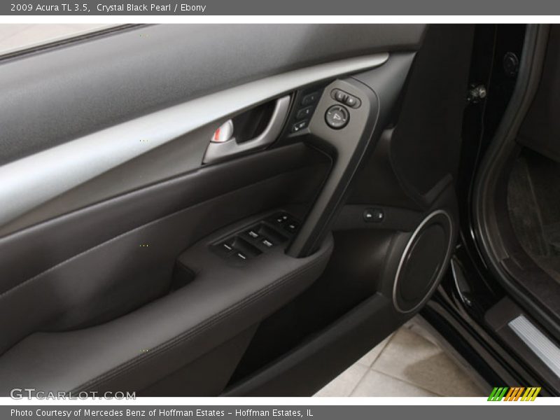 Crystal Black Pearl / Ebony 2009 Acura TL 3.5