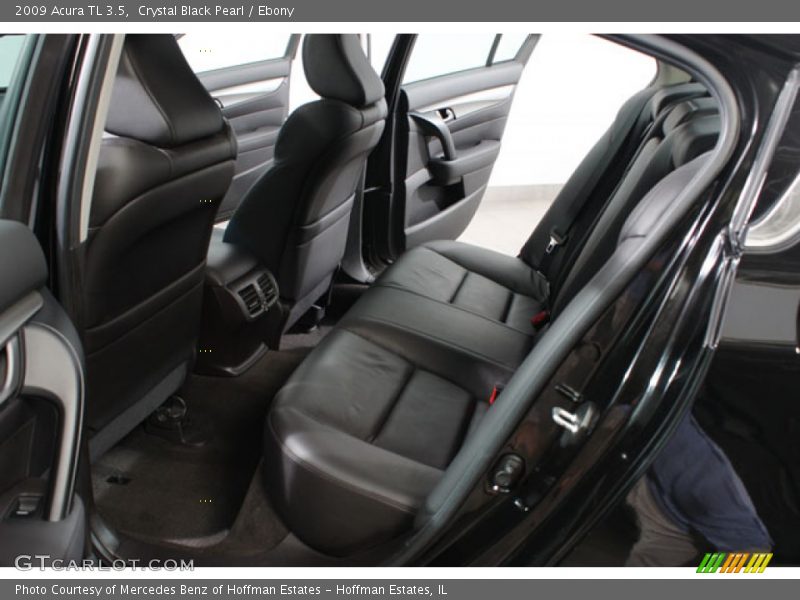 Crystal Black Pearl / Ebony 2009 Acura TL 3.5
