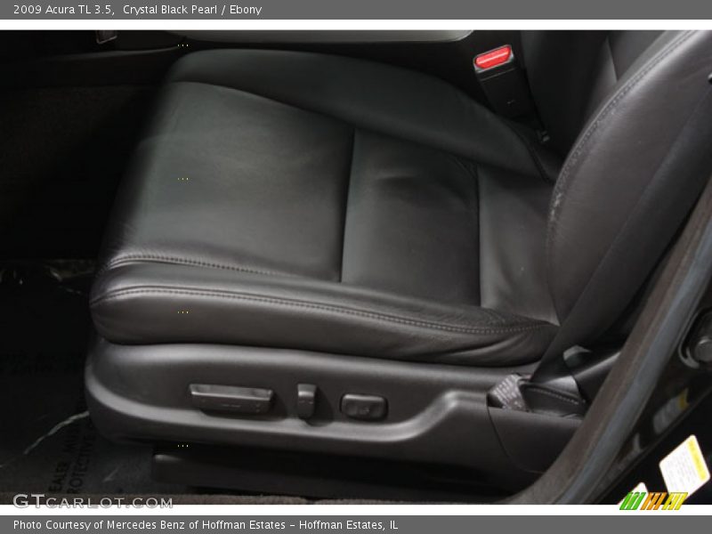 Crystal Black Pearl / Ebony 2009 Acura TL 3.5