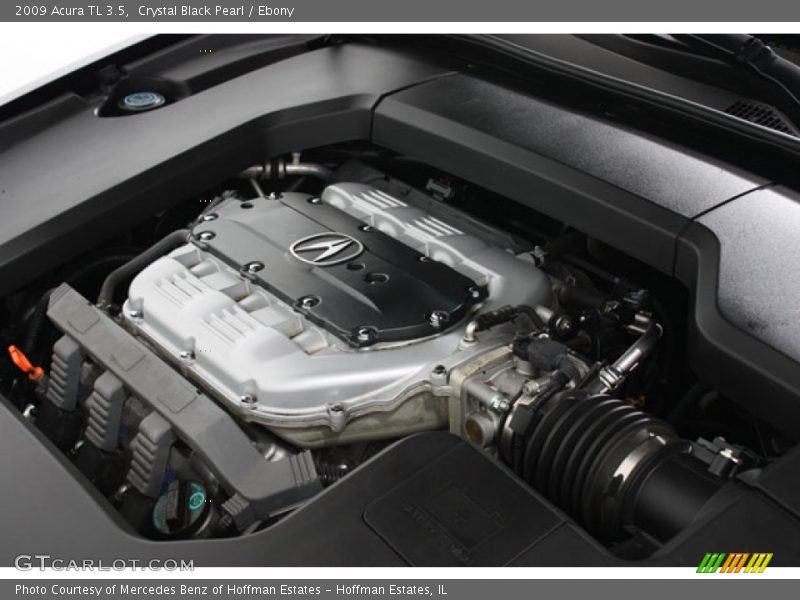 Crystal Black Pearl / Ebony 2009 Acura TL 3.5